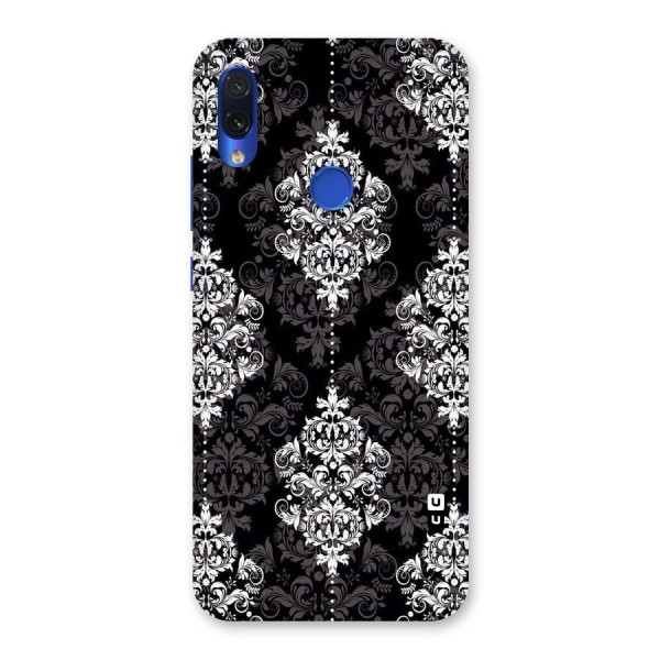 Beautiful Grey Pattern Back Case for Redmi Note 7