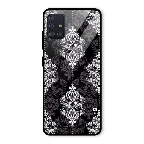 Beautiful Grey Pattern Glass Back Case for Galaxy A51