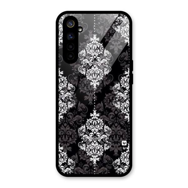 Beautiful Grey Pattern Glass Back Case for Realme 6