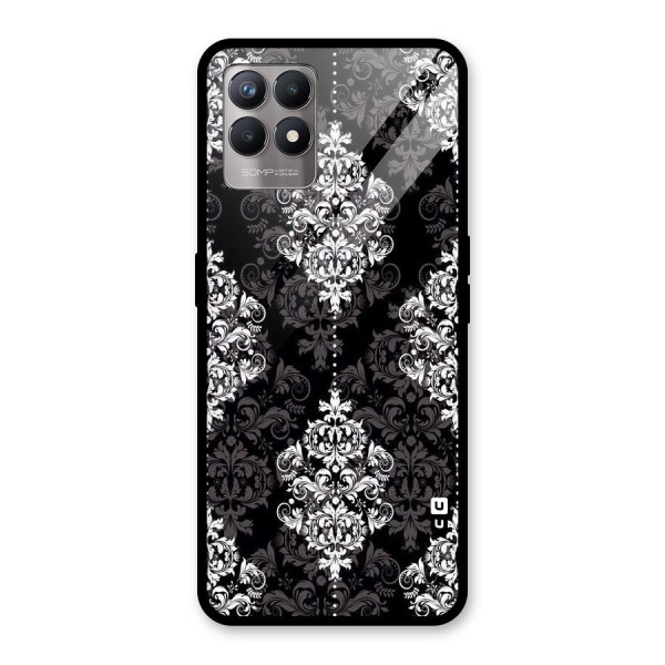 Beautiful Grey Pattern Glass Back Case for Realme 8i