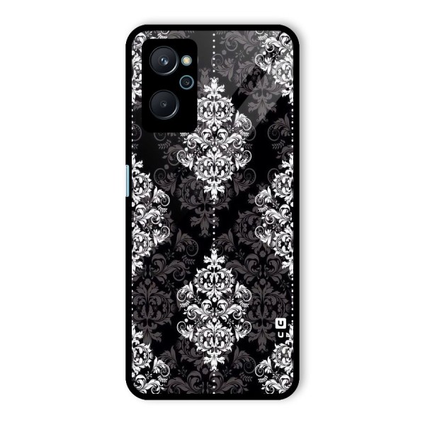 Beautiful Grey Pattern Glass Back Case for Realme 9i