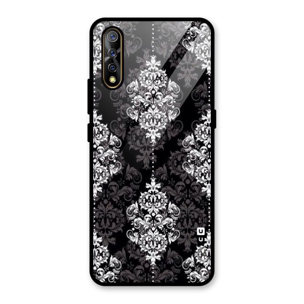 Beautiful Grey Pattern Glass Back Case for Vivo Z1x