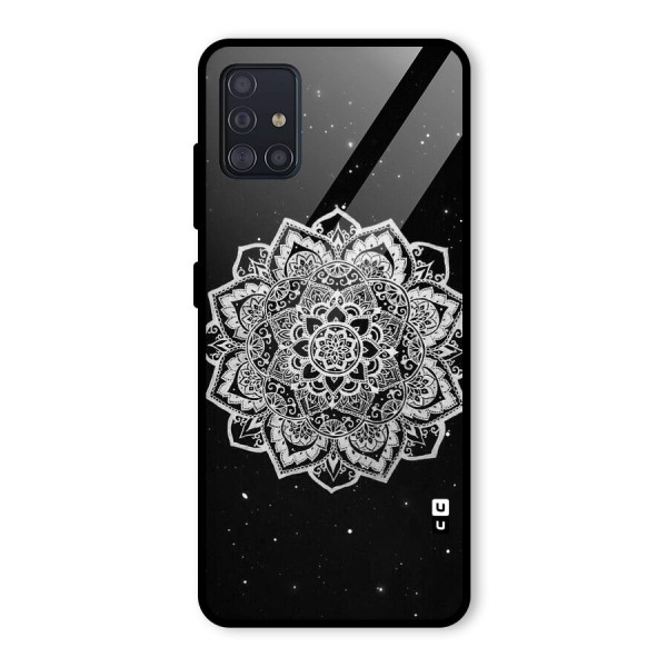 Beautiful Mandala Design Glass Back Case for Galaxy A51