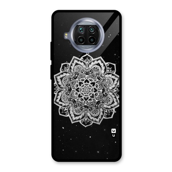 Beautiful Mandala Design Glass Back Case for Mi 10i