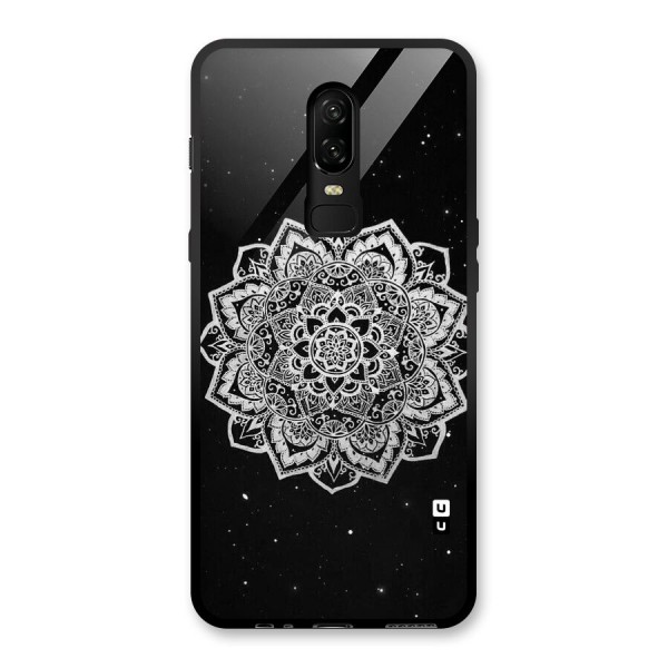 Beautiful Mandala Design Glass Back Case for OnePlus 6