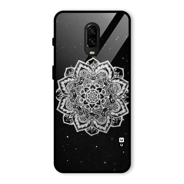 Beautiful Mandala Design Glass Back Case for OnePlus 6T