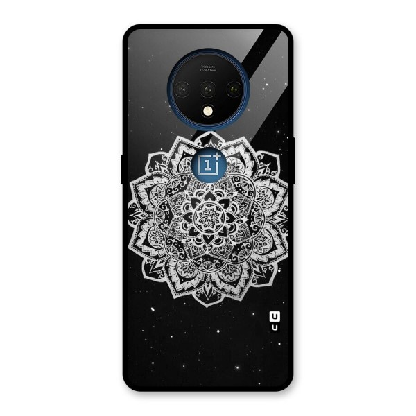 Beautiful Mandala Design Glass Back Case for OnePlus 7T