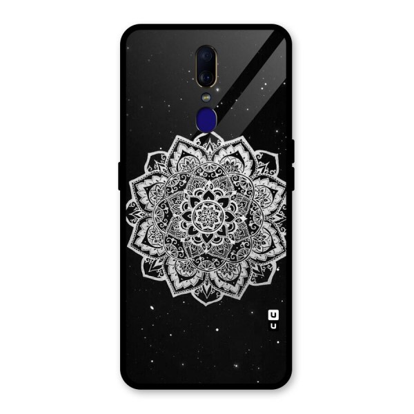 Beautiful Mandala Design Glass Back Case for Oppo F11