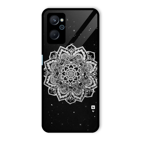 Beautiful Mandala Design Glass Back Case for Realme 9i