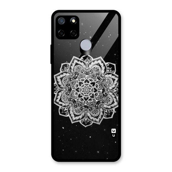 Beautiful Mandala Design Glass Back Case for Realme C15