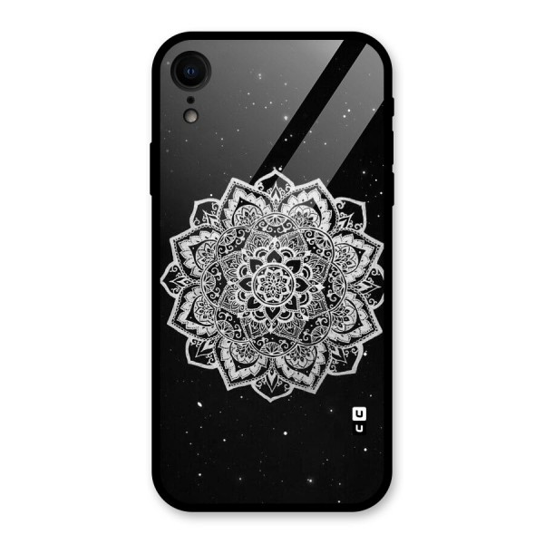 Beautiful Mandala Design Glass Back Case for XR