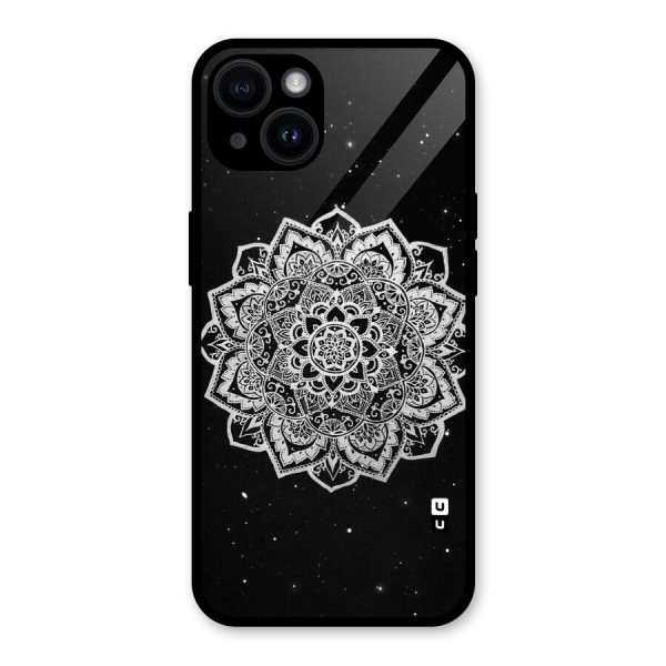 Beautiful Mandala Design Glass Back Case for iPhone 14