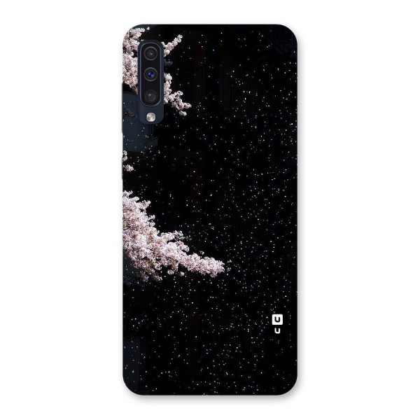 Beautiful Night Sky Flowers Back Case for Galaxy A50