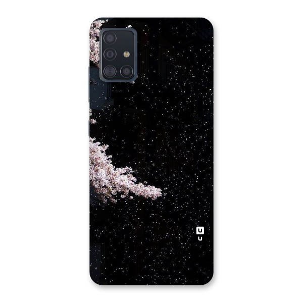 Beautiful Night Sky Flowers Back Case for Galaxy A51