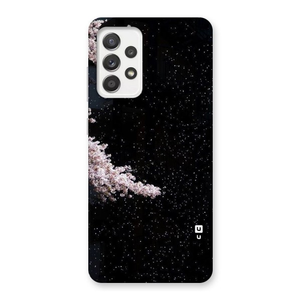 Beautiful Night Sky Flowers Back Case for Galaxy A52