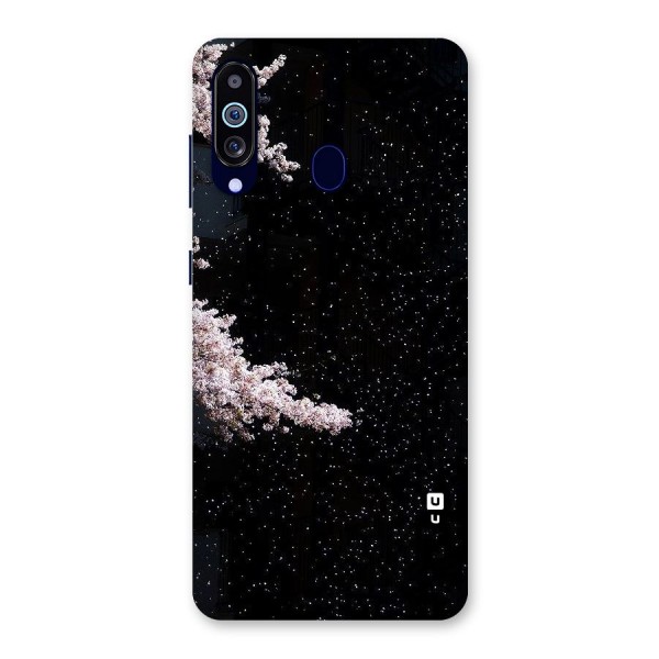 Beautiful Night Sky Flowers Back Case for Galaxy A60