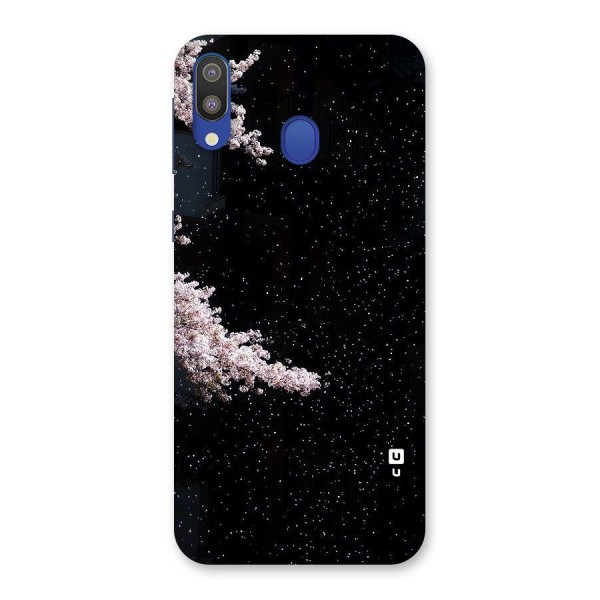 Beautiful Night Sky Flowers Back Case for Galaxy M20