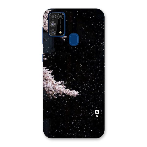 Beautiful Night Sky Flowers Back Case for Galaxy M31