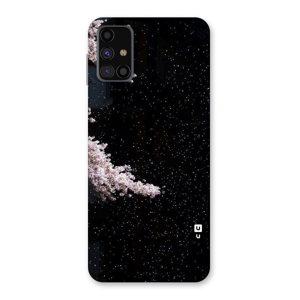 Beautiful Night Sky Flowers Back Case for Galaxy M31s