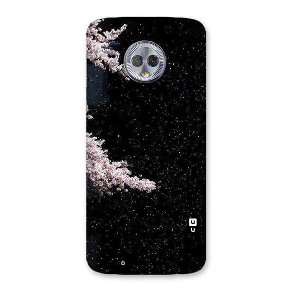 Beautiful Night Sky Flowers Back Case for Moto G6