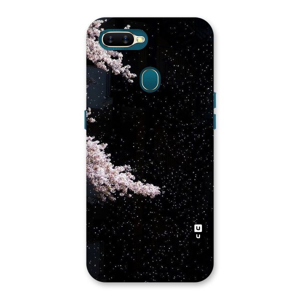 Beautiful Night Sky Flowers Back Case for Oppo A7