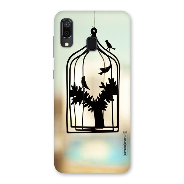 Beautiful Pegion Cage Back Case for Galaxy A20