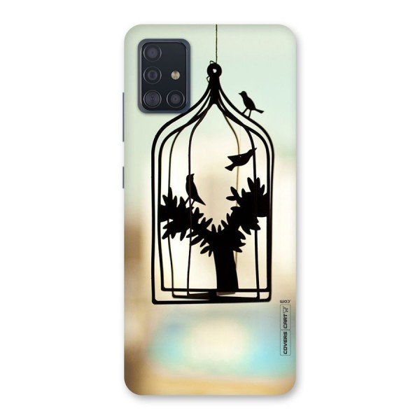 Beautiful Pegion Cage Back Case for Galaxy A51