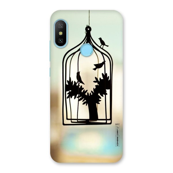 Beautiful Pegion Cage Back Case for Redmi 6 Pro