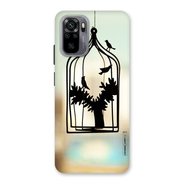 Beautiful Pegion Cage Back Case for Redmi Note 10