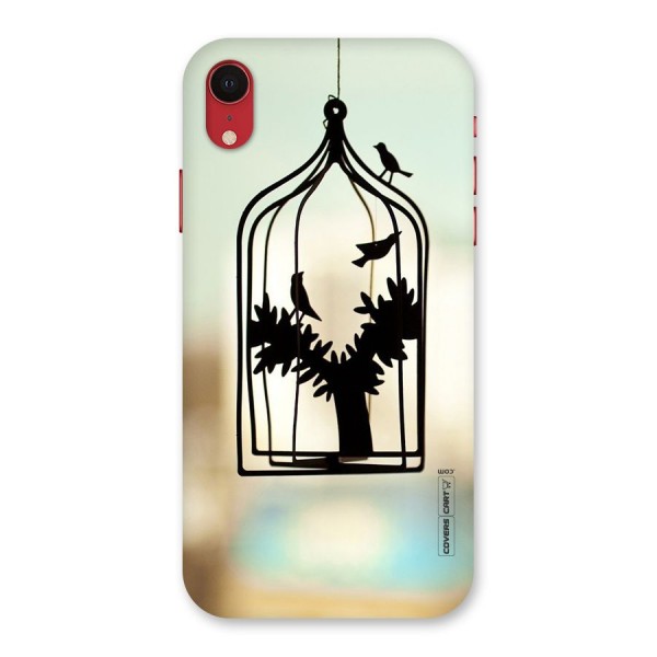 Beautiful Pegion Cage Back Case for iPhone XR