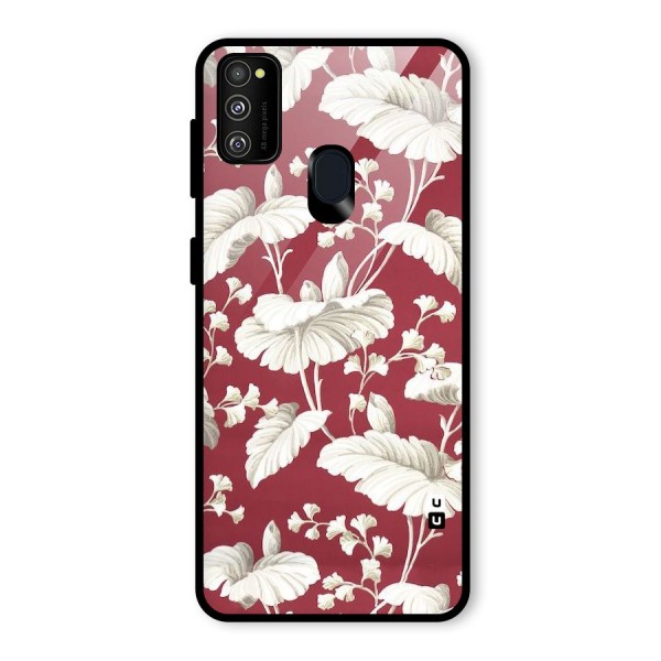 Beautiful Petals Glass Back Case for Galaxy M21