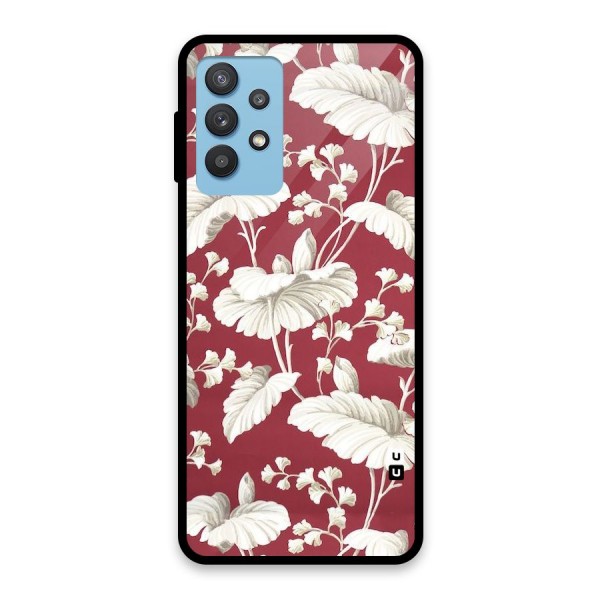 Beautiful Petals Glass Back Case for Galaxy M32 5G