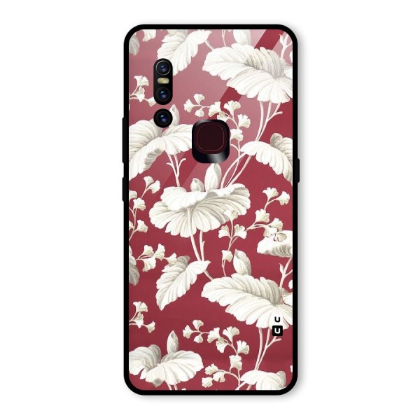 Beautiful Petals Glass Back Case for Vivo V15