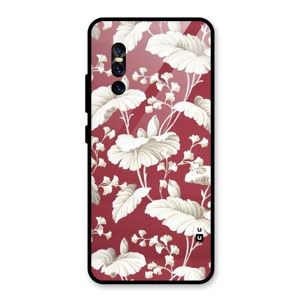 Beautiful Petals Glass Back Case for Vivo V15 Pro