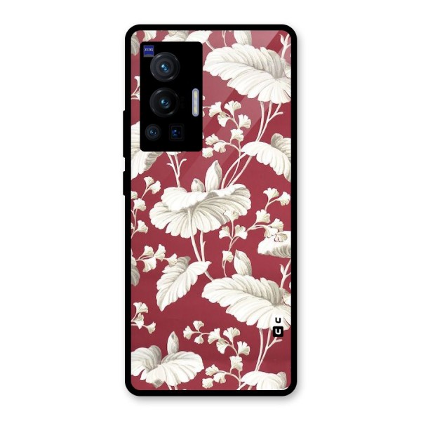 Beautiful Petals Glass Back Case for Vivo X70 Pro