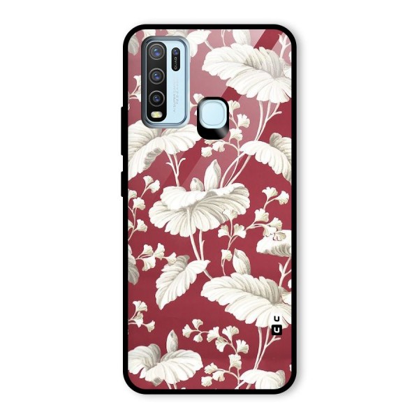 Beautiful Petals Glass Back Case for Vivo Y30