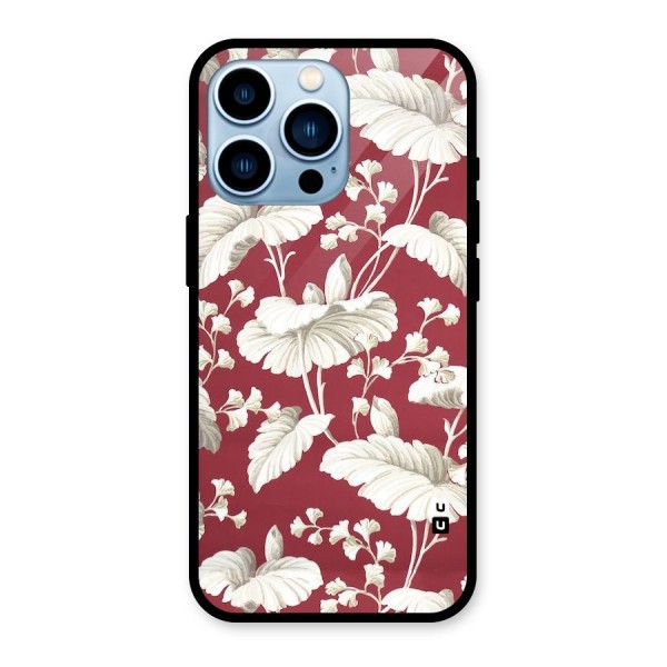 Beautiful Petals Glass Back Case for iPhone 13 Pro