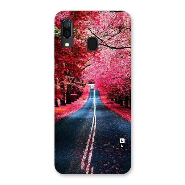 Beautiful Red Trees Back Case for Galaxy A20