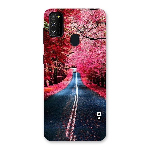 Beautiful Red Trees Back Case for Galaxy M21