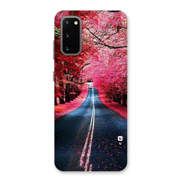 Beautiful Red Trees Back Case for Galaxy S20