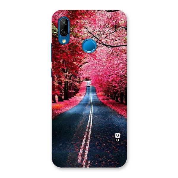 Beautiful Red Trees Back Case for Huawei P20 Lite