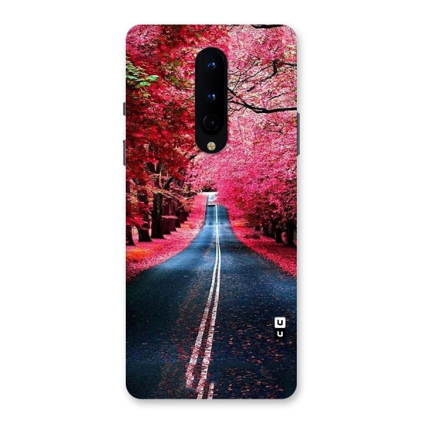 Beautiful Red Trees Back Case for OnePlus 8