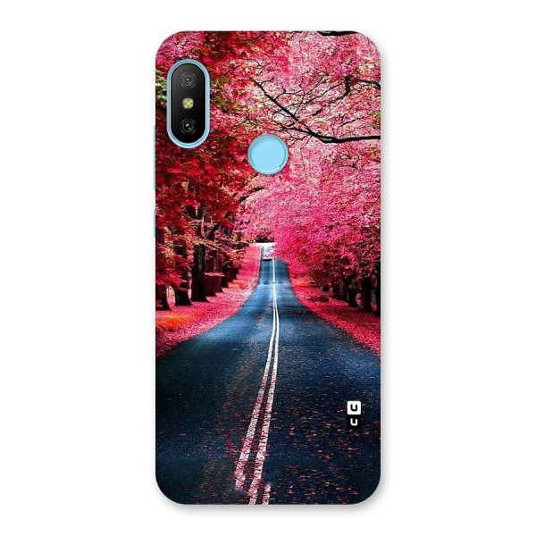 Beautiful Red Trees Back Case for Redmi 6 Pro