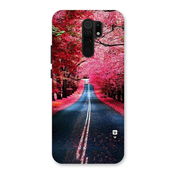 Beautiful Red Trees Back Case for Redmi 9 Prime