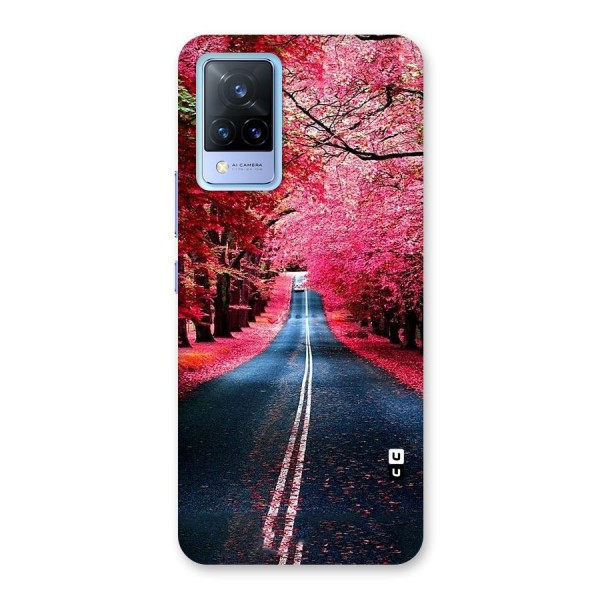 Beautiful Red Trees Back Case for Vivo V21 5G