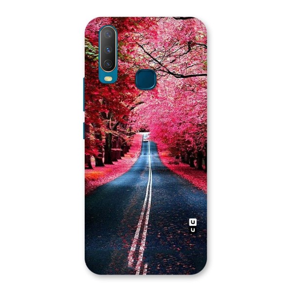 Beautiful Red Trees Back Case for Vivo Y17