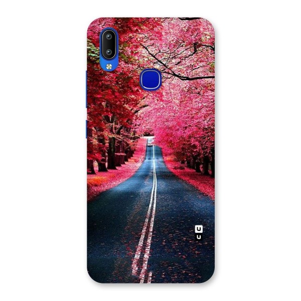 Beautiful Red Trees Back Case for Vivo Y91