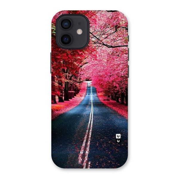 Beautiful Red Trees Back Case for iPhone 12