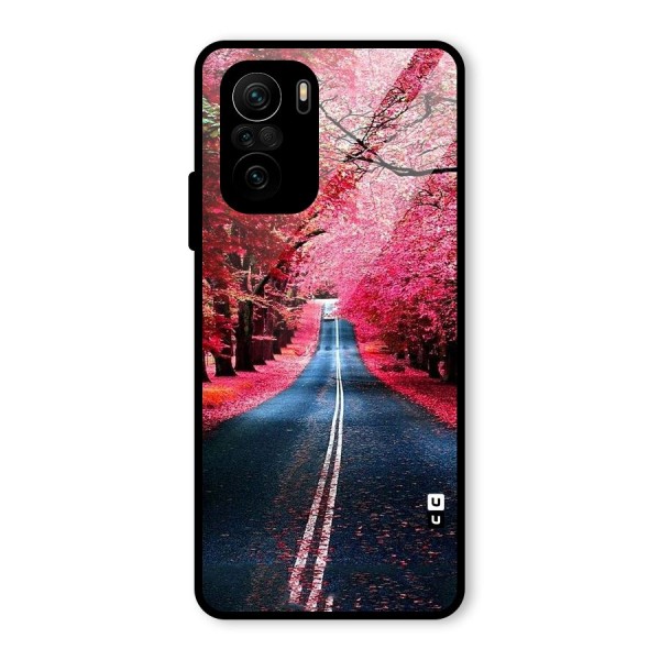 Beautiful Red Trees Glass Back Case for Mi 11x