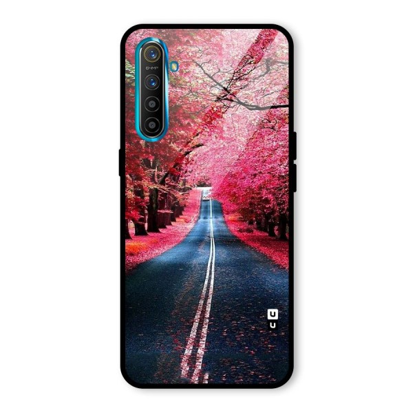 Beautiful Red Trees Glass Back Case for Realme XT